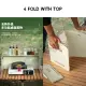 Foldable Outdoor Windshield 3 4 Fold Top Stove Windscreen Wind Sheild Portable Camping Cooking Cookware Pot Grill Pan. 