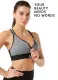 Adjustable Front Zipper Sports Bra Shockproof No Steel Ring Women Vest Yoga Cross Back Underwear. 