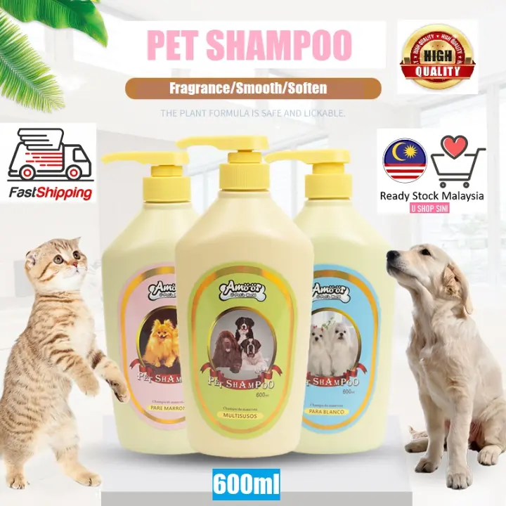 Ready Stock Malaysia Pet Shampoo 600ml Pet Dog Cat 5 In 1 Shampooshampoo宠物多效合一沐浴露600ml Lazada