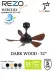 REZO Mercury 32"/ 42"/56" DC Motor Remote Control Ceiling Fan 9speed / Kipas Siling Remote Control. 