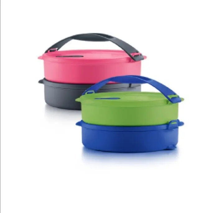 Tupperware Microwaveable Round Click to Go (1 set of 2pcs)