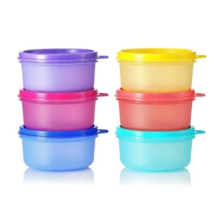 (READY STOCK!!!) Tupperware Small Round Container 200ml (6pcs)