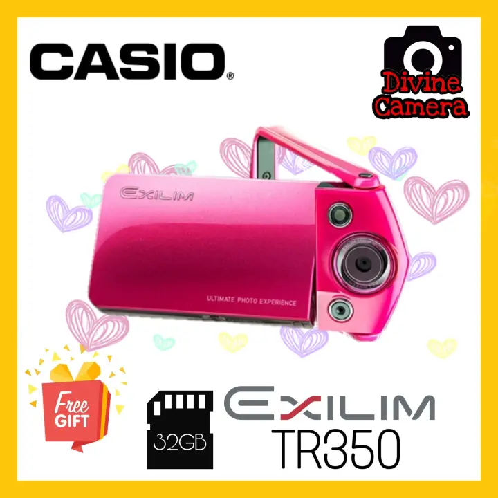 Casio Exilim EX TR350 Selfie Camera Unbox Set