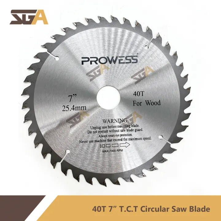 Prowess 7 9 High Quality Wood T C T Circular Saw Blade Wood Saw Blade Cutting Disc With Carbide Suitable For Angle Grinder And Circular Saw Mata Pemotong Kayu Lazada
