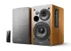 EDIFIER R1280DB BLUETOOTH POWERED BOOKSHELF SPEAKER WITH STUDIO QUALITY SOUND, WIRELESS REMOTE AND ON-BOARD CONTROL. 