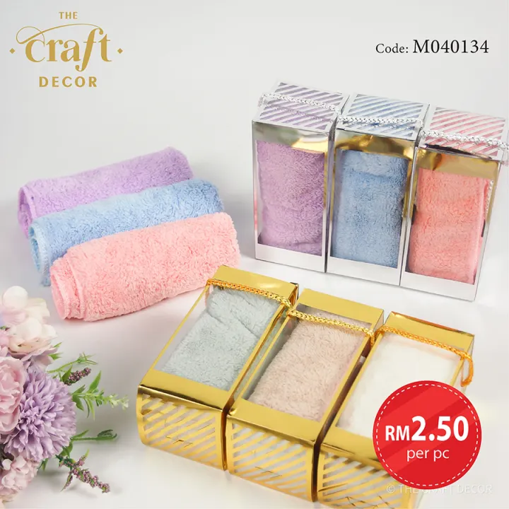 The Craft Decor 10pcs Handkerchief Door Gift Sapu Tangan Gift Kahwin 10pcs Pack Lazada
