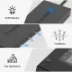 Wavlink USB 3.0 to Dual HDMI Graphics Adapter USB to Type-C to Dual HDMI Converter Max 4K (3840x2160) display output with Type-A/C input and dual HDMI port output, supports Windows 7/8/8.1/10, Mac OS 10.10x or above, Chrome.. 