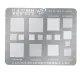 Multifunction BGA Stencil 0.3/0.35/0.4/0.5/Parallel/45 Degree Hole Universal Solder Template BGA Reballing Stencil. 