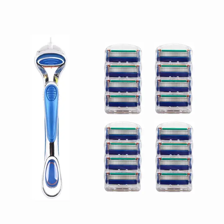 1 Handle+N Blades Men Razor Razors 5 Layer Razor For Face Care Compatible For Fuson razor