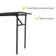 WAROOM【No Need Install】White Foldable Banquet Table Office Computer Table Event Folding Dining Table Outdoor Single Spring Foldable Table Study Table Writing Desk Home Meja Lipat Meja Komputer 折叠桌. 