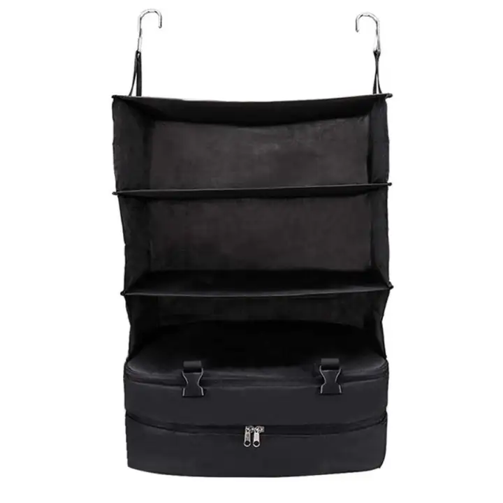 Shelves Packable Travel Wardrobe Bag, Packable Travel Shelving