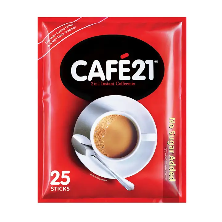 Cafe 21 Coffee Mix 2 In 1 25 Sachet X 12gm Lazada