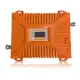 GSM/3G WCDMA 900/2100MHz Dual Frequency Dual LCD Display Mobile Phone Signal Booster Cell Phone Signal Repeater Signal Amplifier Set EU Plug (Orange). 