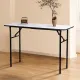 WAROOM【No Need Install】White Foldable Banquet Table Office Computer Table Event Folding Dining Table Outdoor Single Spring Foldable Table Study Table Writing Desk Home Meja Lipat Meja Komputer 折叠桌. 