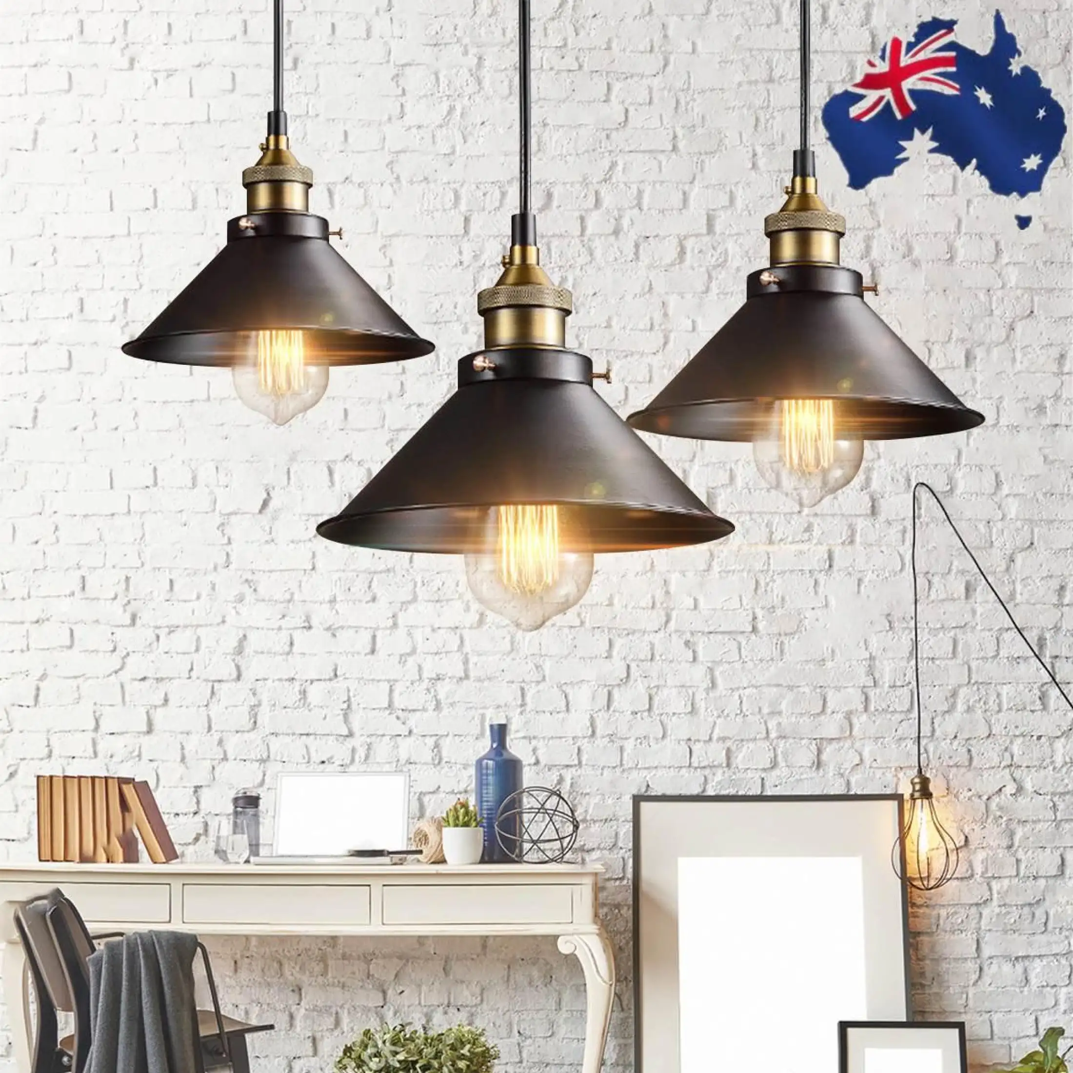 Nordic Vintage Pendant Lights Loft, Industrial Light Fixtures Dining Room