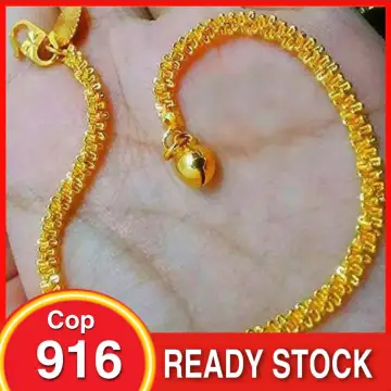 Beli Gelang Tangan Emas 916 Perempuan Pada Harga Terendah Lazada Com My