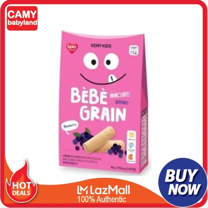 Kemy Kids Bebe Grain 40g 5g X 8ea Blueberry Finger Snack Food For Baby Toddler Suitable From 9mths Lazada
