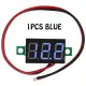 0.36 inch Mini Digital Voltmeter Voltage Tester Meter LED Display Module DC4.5V-30V DC0-100V 2-Wire/3-Wire Voltmeter Voltage Tester Panel Meter Gauge for Motorcycle Car Red Blue Green. 