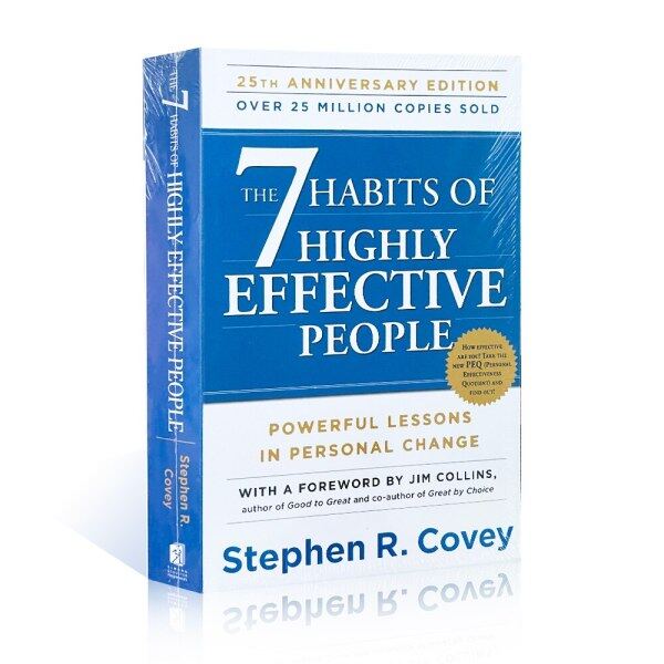 【READY STOCK】The 7 Habits of Highly Effective People By Stephen R. Covey English Book Original Professional Management Reading Self Help Gifts Powerful Lessons In Personal Change Malaysia