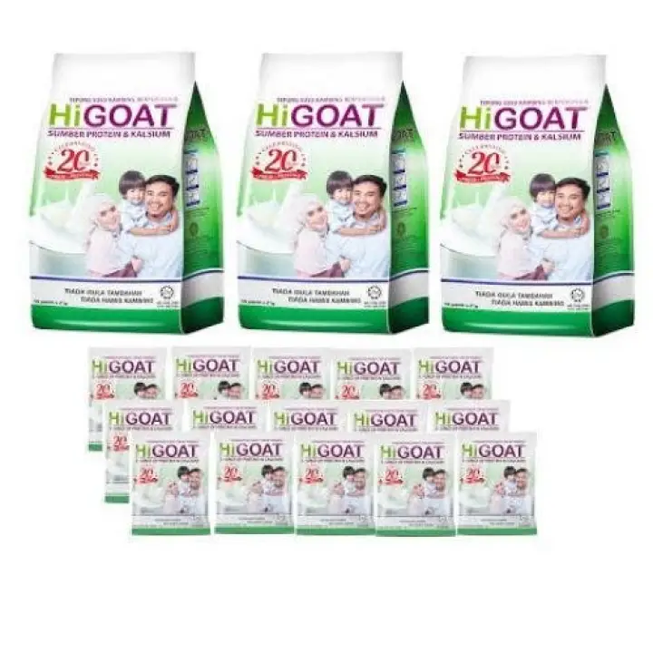 Hi Goat Milk Powder Susu Kambing Higoat X 3 Twin Pack Lazada