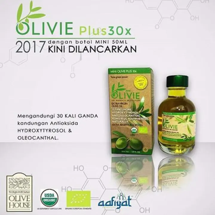 Olive House Olivie Plus Mini 30x Extra Virgin Olive Oil Pati Minyak Zaitun 50 Ml X 3 Units Lazada