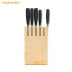Fiskars Functional Form+ Knife Block with 5 Knives. 