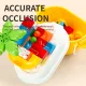 (Malay spot) Certificate CPC, CE Children's large particle building blocks educational DIY building blocks (animal park) storage car to enhance hands-on observation color cognition intelligence development toys. 