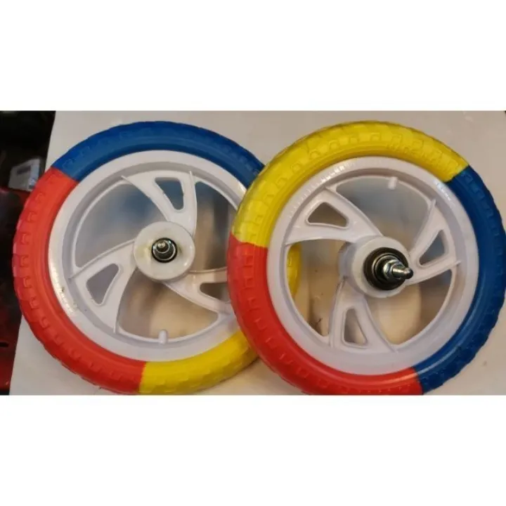 12 Kids Bicycle Pvc Rim Tyre Color Full Set F R Basikal Budak Lazada