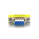 2 Pieces DB9 Female to Female 9Pin RS232 Serial Port Connector Adapter Plug Connecter RS232 COM Socket Adapter Mini Gender Changer. 