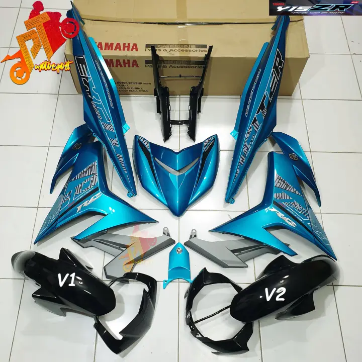 Yamaha Y15zr Y15 V1 V2 Cover Set Cyan Hijau Hly Exciter Rc 2020 Cyan Lazada