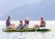SEAHAWK 4 INTEX 68351  4-Person Inflatable Raft Rafting Boat Set With French Oars and High Output Hand Pump. 