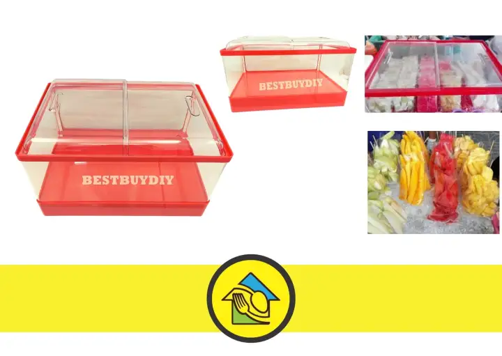 Fruit Continer No 2 Balang Buah Potong Bekas Buah Potong Acrylic Fruits Storage Lazada