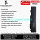 Replacement Notebook Battery U011C for Dell Studio XPS 16 1640 1645 5200mAh. 
