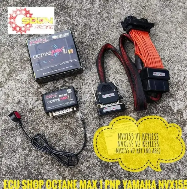 WARANTY NVX155 V1 V2 ECU SHOP OCTANE MAX 1 V4 SCOOTER YAMAHA NVX NVX 155 AEROX 155 V1 KEYLESS V2 KEYLESS V2 USE KEY