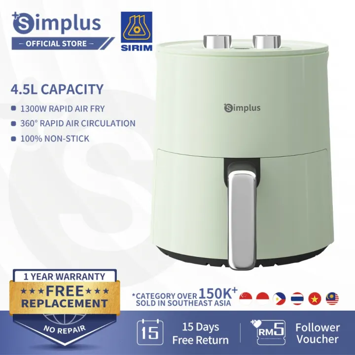 Simplus simplus 1300W 4.5L Air Fryer