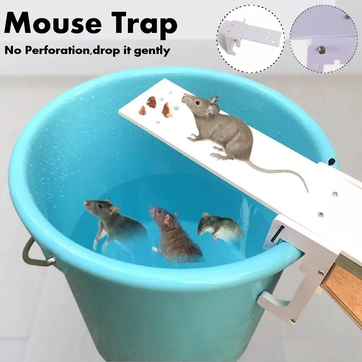 Homechic Rat Trap New Walk The Plank Rodent Mouse Rat Trap Auto Reset Mice Catcher Tool Lazada