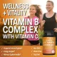 VITAMIN B COMPLEX - Contains all B vitamins - Supports immunity and energy production, promotes normal functioning of the nervous system - 30/60 120 capsules. 