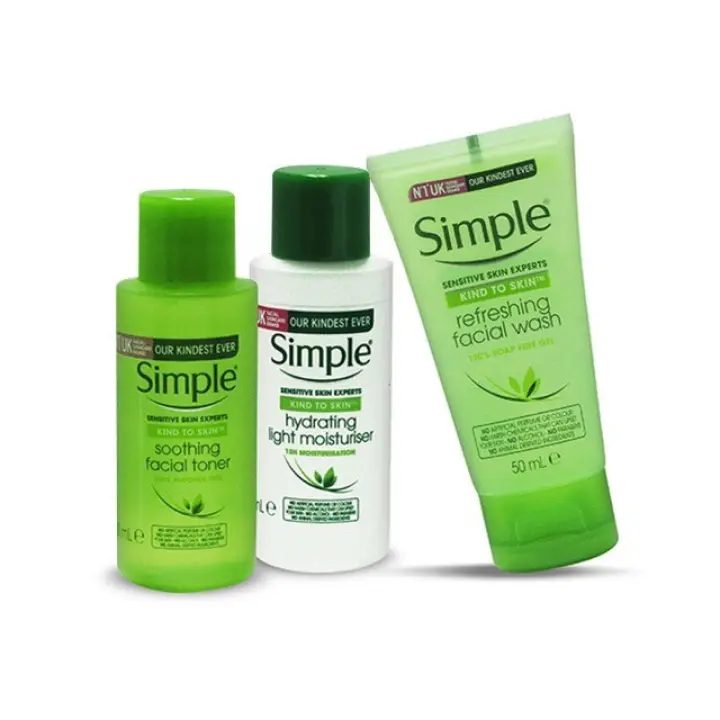 Simple Kind To Skin 3 Step Trial Kit 50ml Exp 07 2022 Lazada