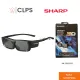 Sharp AN-3DG20-B 3D Glasses These 3D glasess are only for use with Sharp Aquos LCD TV supporting 3D. 