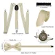 Cvurire【Ready!】1920s Mens Gatsby Gangster Costume Accessories Set Old Man Costume Grandpa Accessories Set. 