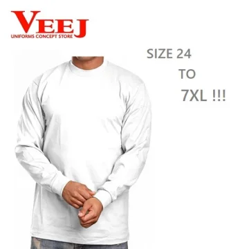 Beli T Shirt Putih Kosong Lengan Panjang Pada Harga Terendah Lazada Com My