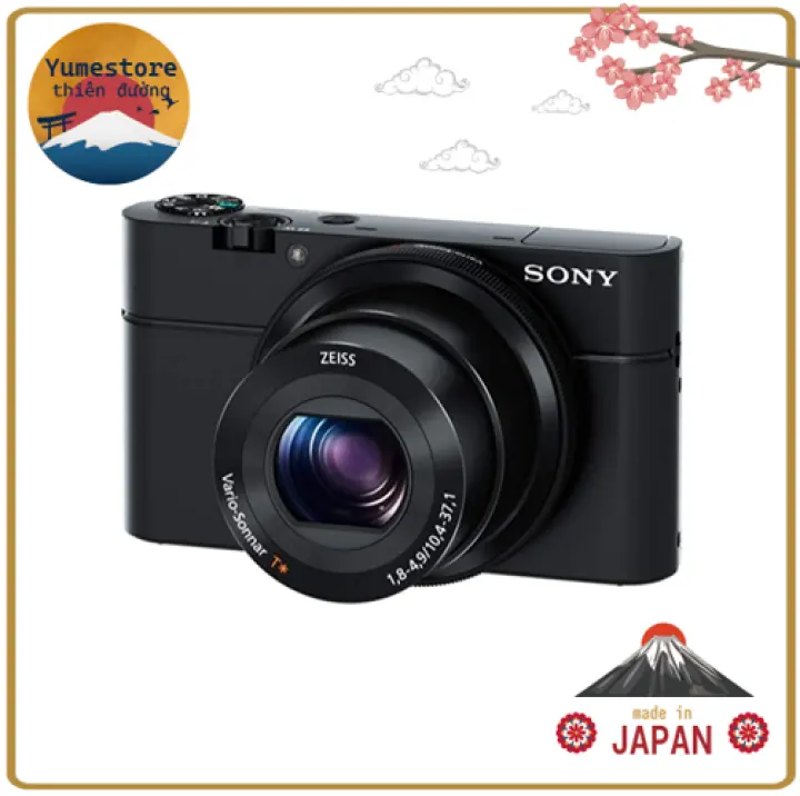 Sony Cyber-shot DSC-RX100 Digital Camera with 1.0-type Sensor and F1.8 Lens, Black.