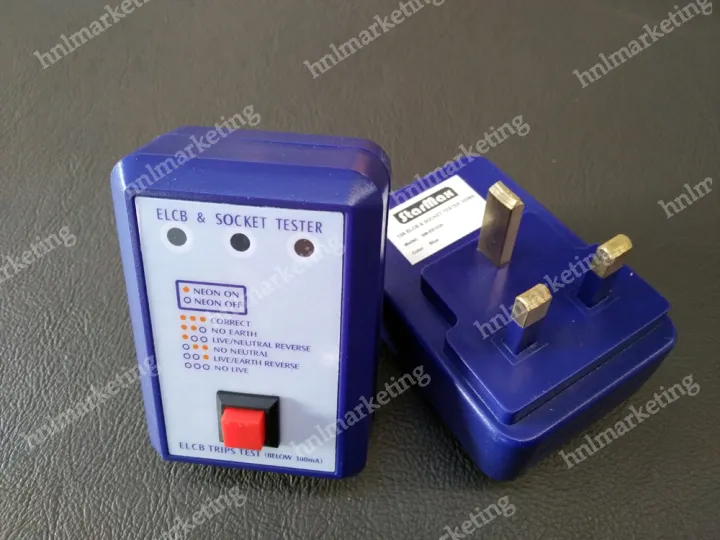 STARMAX ELCB RCCB & 13A SWITCH SOCKET TESTER