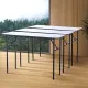 WAROOM【No Need Install】White Foldable Banquet Table Office Computer Table Event Folding Dining Table Outdoor Single Spring Foldable Table Study Table Writing Desk Home Meja Lipat Meja Komputer 折叠桌. 