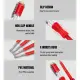 Electrician Test Pen Voltage Indicator Tester Screwdriver TTLIFE 100-500V Neon Light Non-Contact Insulation Test Pen. 