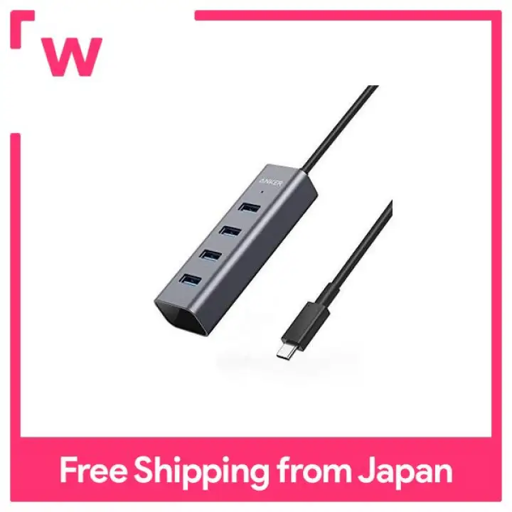 Anker USB-C 4-Port USB3.0 Hub for MacBook iPad Pro ChromeBook Pixel and others (Gray)