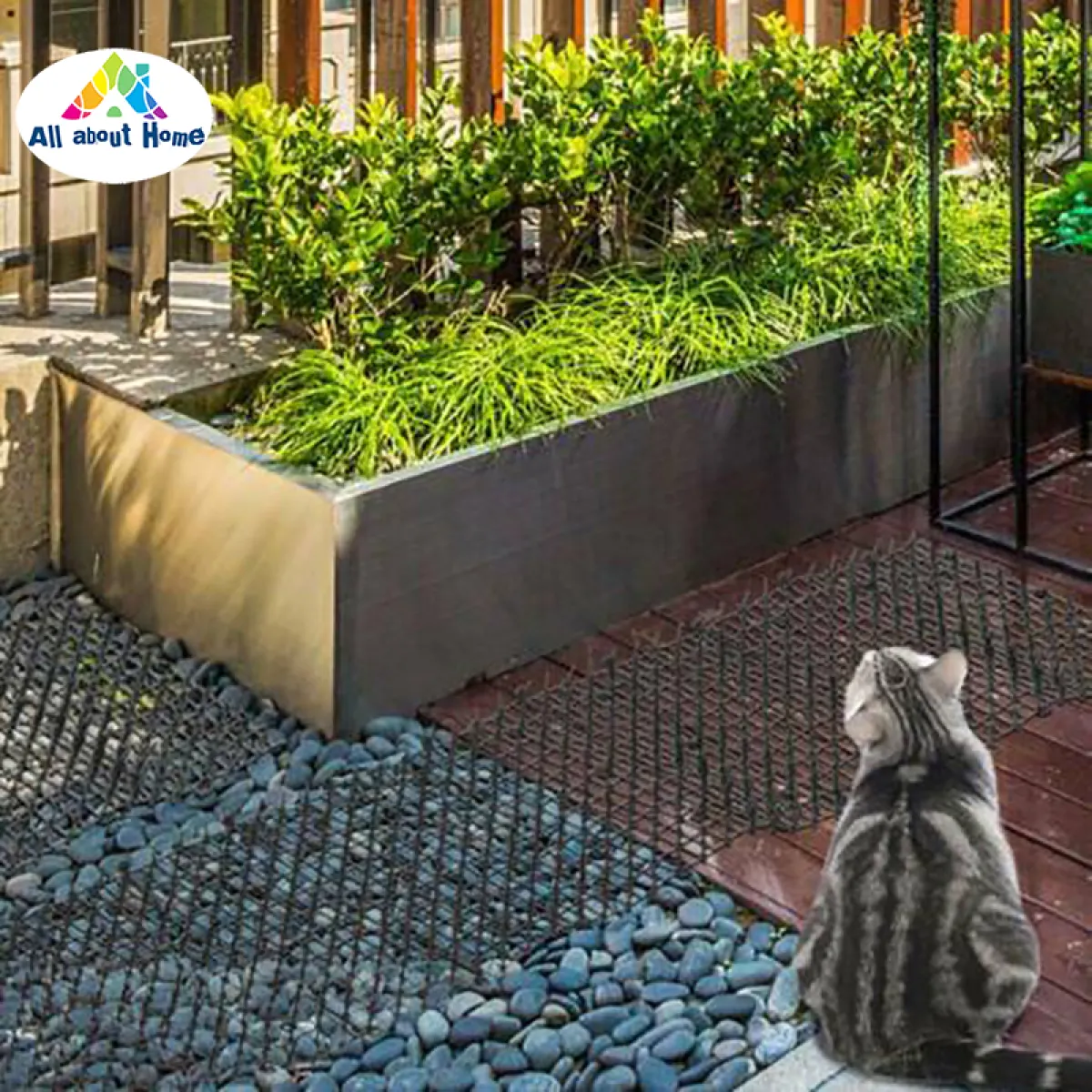 Abh Taman Balkoni Anti-Kucing Anti-Anjing Mat Mat Kucing Scat Mat 