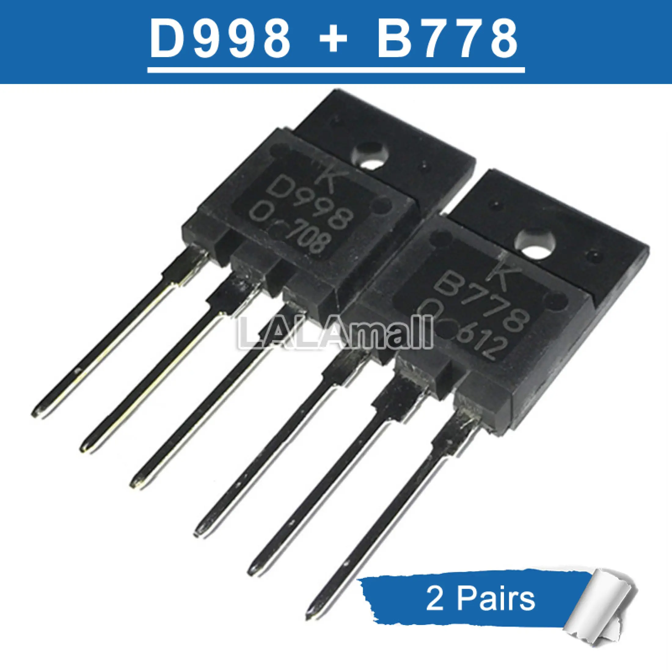 2 Pasang 2 Buah B778 2pcs D998 To 3pf 2sby 778 2sd998 Kb778 Kd998 Ktb778 Ktd998 To3pf 10a 120v 80w Penguat Daya Audio Konverter Dc Ke Dc Transistor Daya Silikon Baru Asli Lazada Indonesia