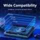 【Local stock】llano V12 Laptop Cooler Powerful Turbo-Fan RGB Blower-style Cooling Pad with Infinitely Variable Speed 3 USB ports for Rapid Cooling Gaming Laptop, For 15.6-21inch. 