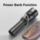 Smiling-Shark Original Flashlight Torch Light SD7009-Powerful M80-10000-Lumens-Super-Bright-Flashlight-USB-Rechargeable-Zoomable-Waterproof-Camping-Hiking-Lighting. 